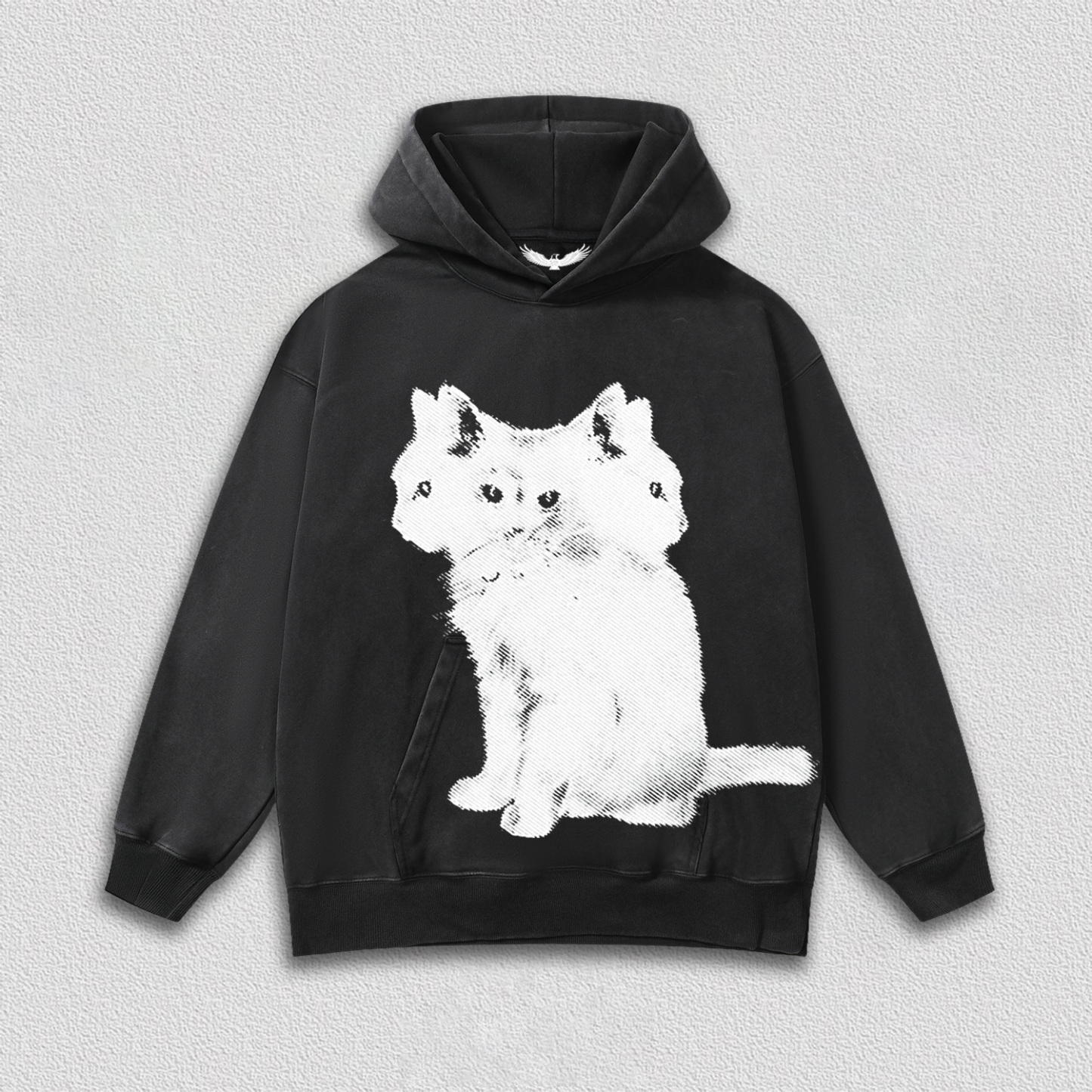 Artistic Multi - Headed Cat T-Shirt