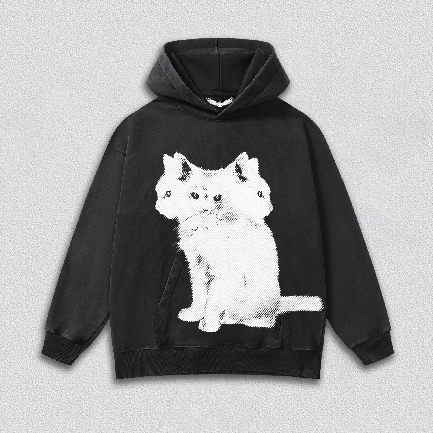 Artistic Multi - Headed Cat T-Shirt