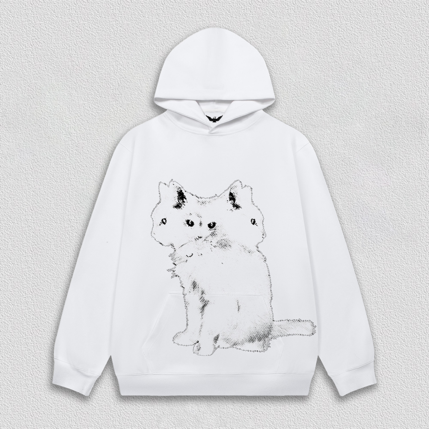 Artistic Multi - Headed Cat T-Shirt