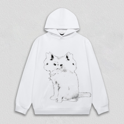 Artistic Multi - Headed Cat T-Shirt