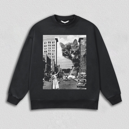 Artistic Multi - Headed Cat T-Shirt