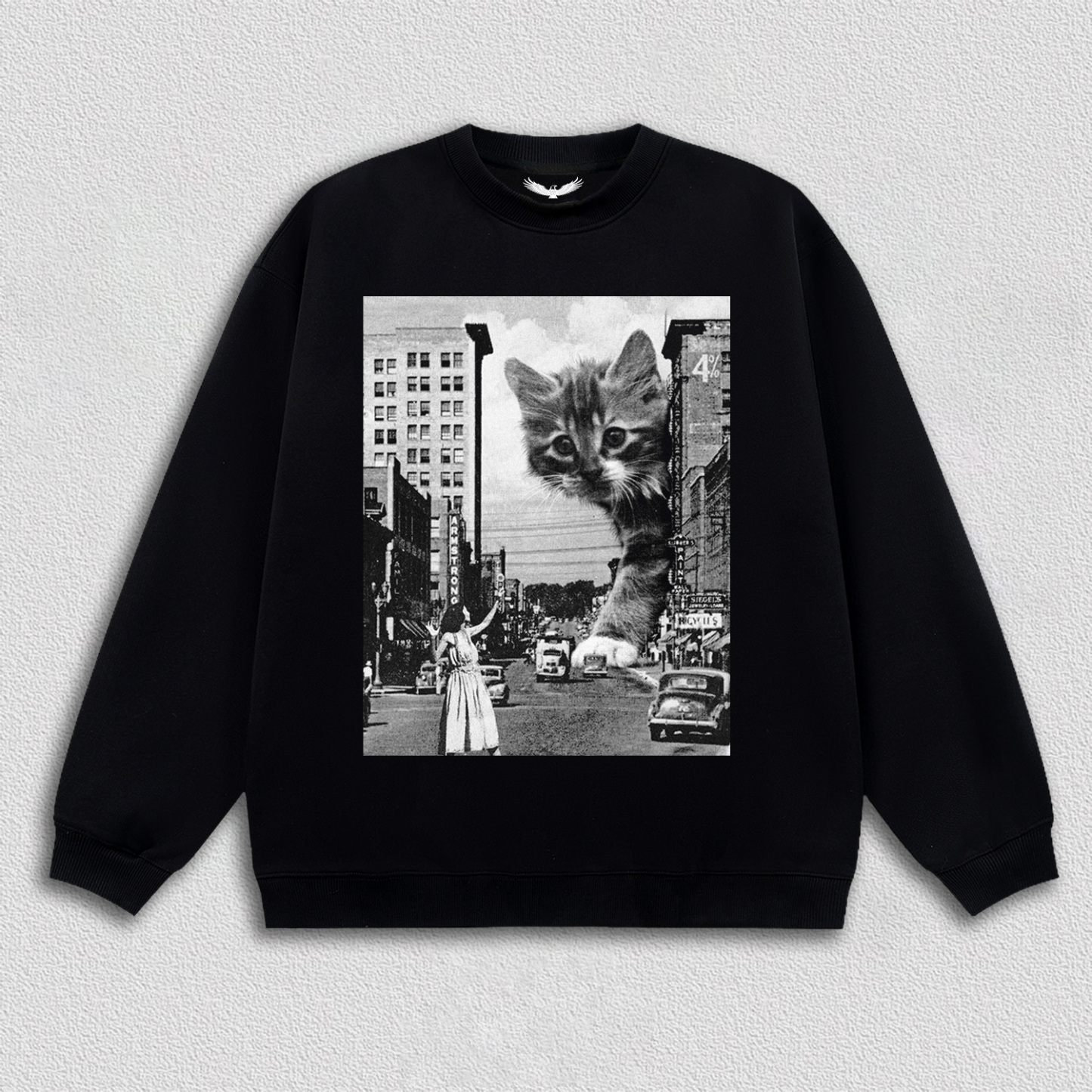 Artistic Multi - Headed Cat T-Shirt