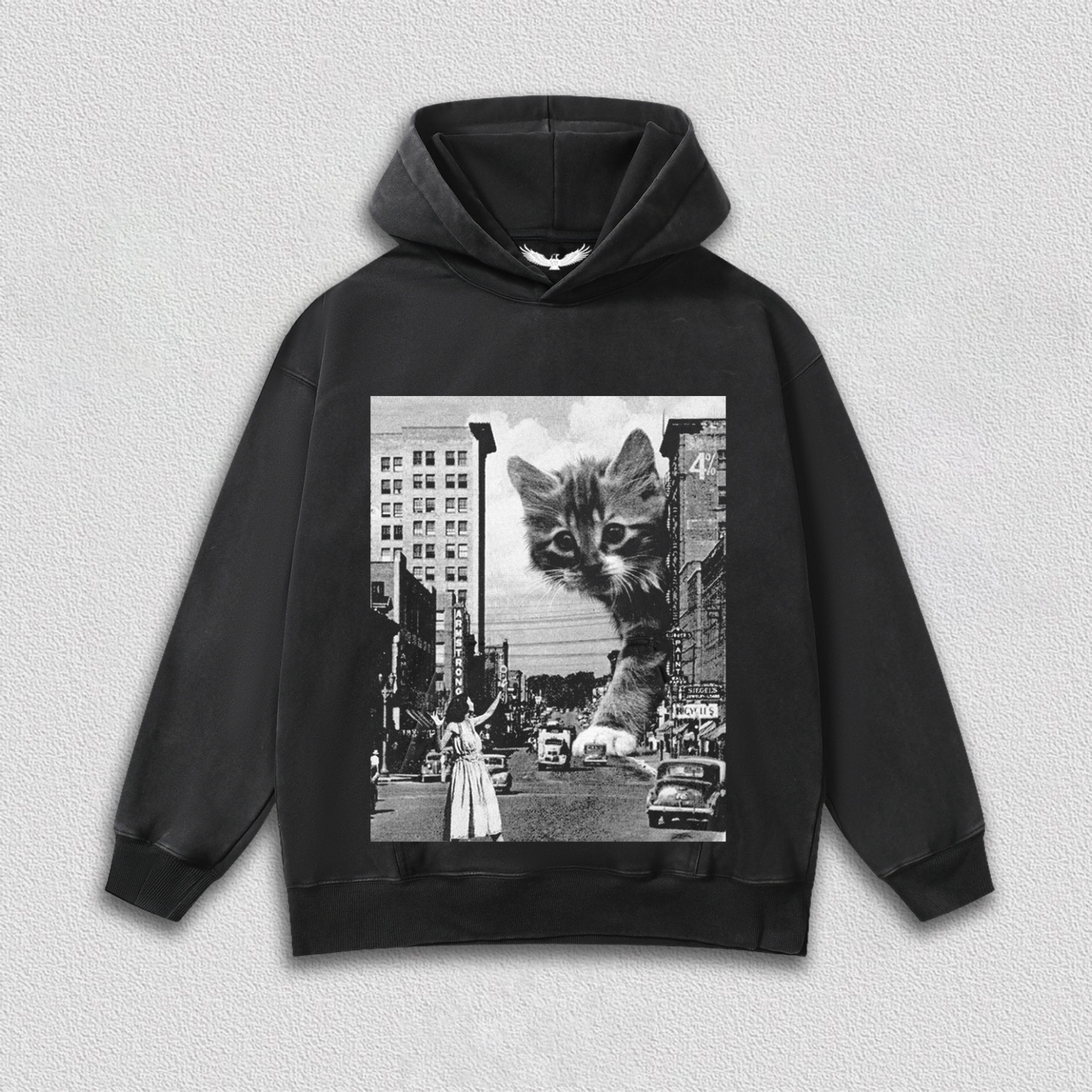 Artistic Multi - Headed Cat T-Shirt