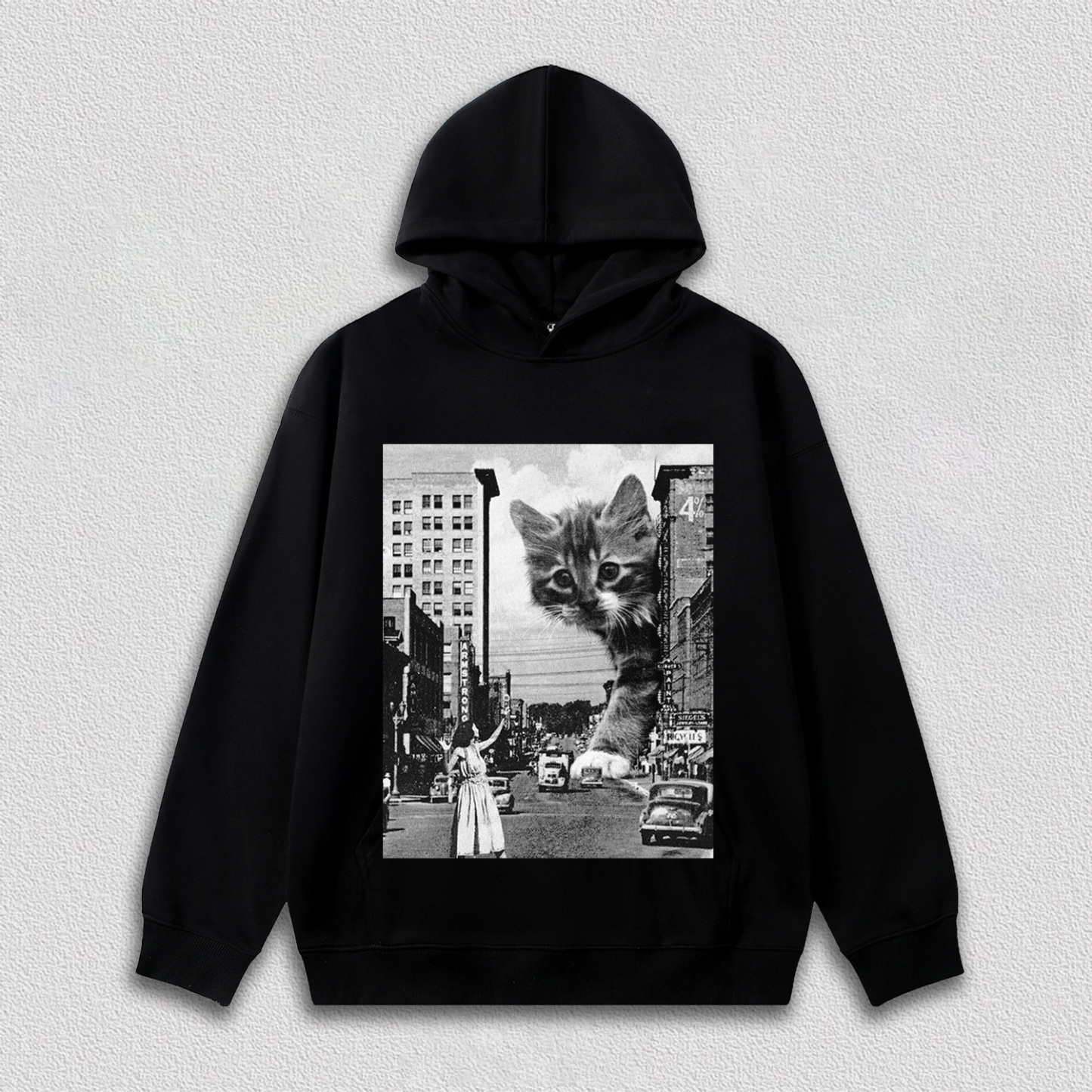 Artistic Multi - Headed Cat T-Shirt