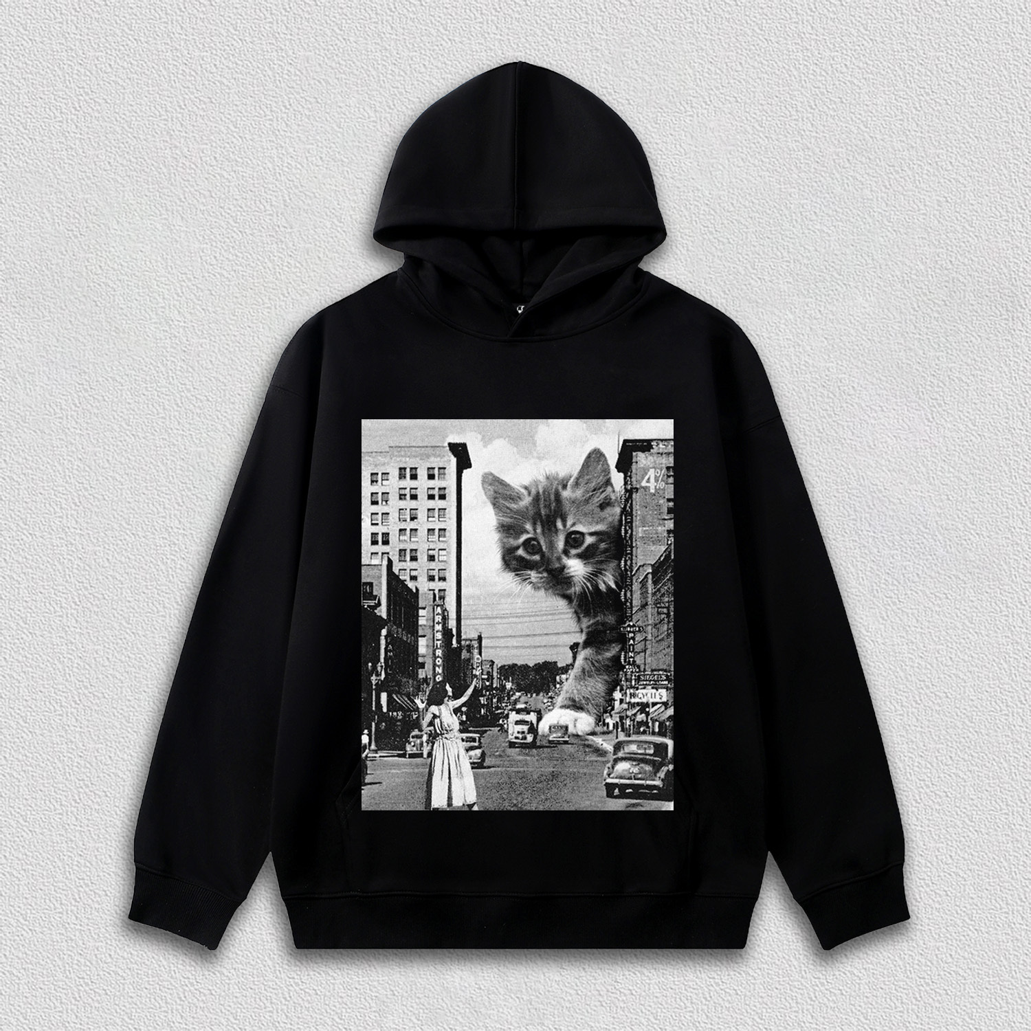 Artistic Multi - Headed Cat T-Shirt