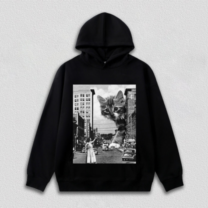 Artistic Multi - Headed Cat T-Shirt