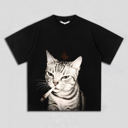 "Boss" Cat Image T-Shirt