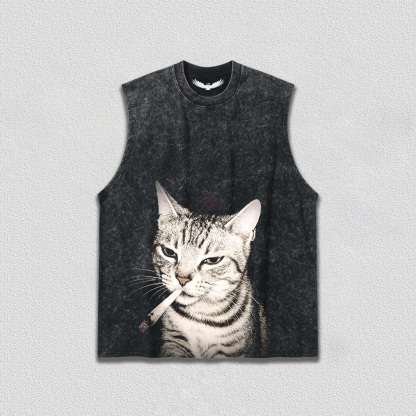 "Boss" Cat Image T-Shirt