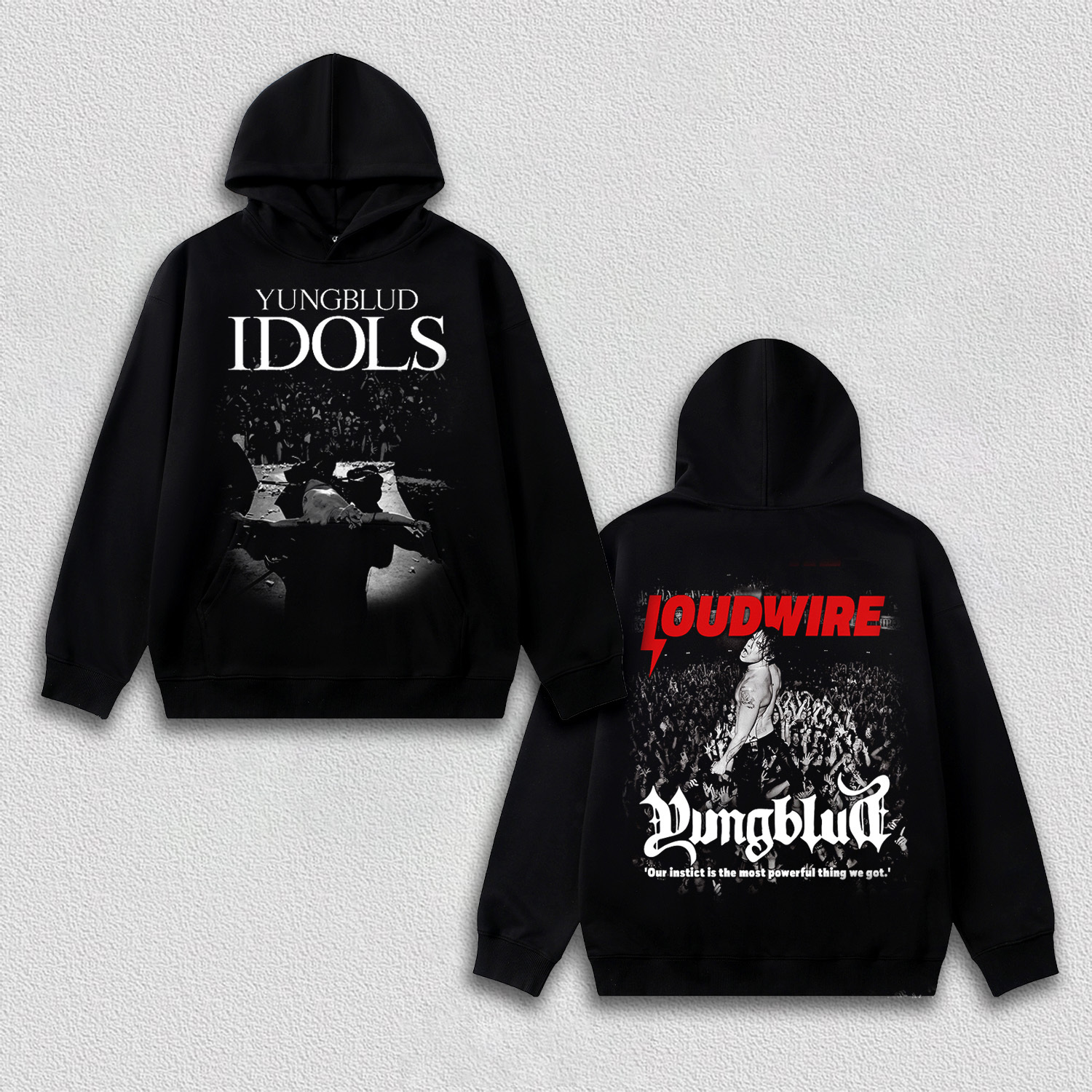 YUNGBLUD  IDOLS TEE&HOODIE
