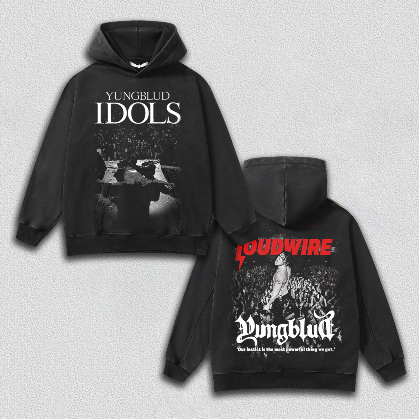 YUNGBLUD  IDOLS TEE&HOODIE