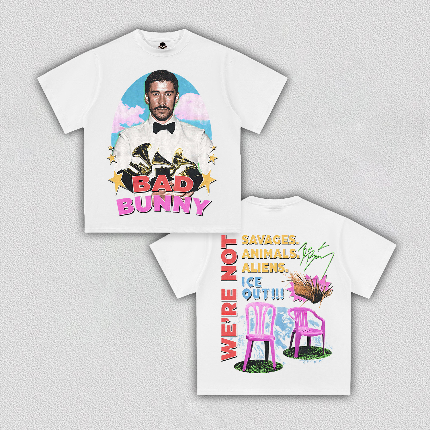 Bad Bunny  Tee&Hoodie 3.8