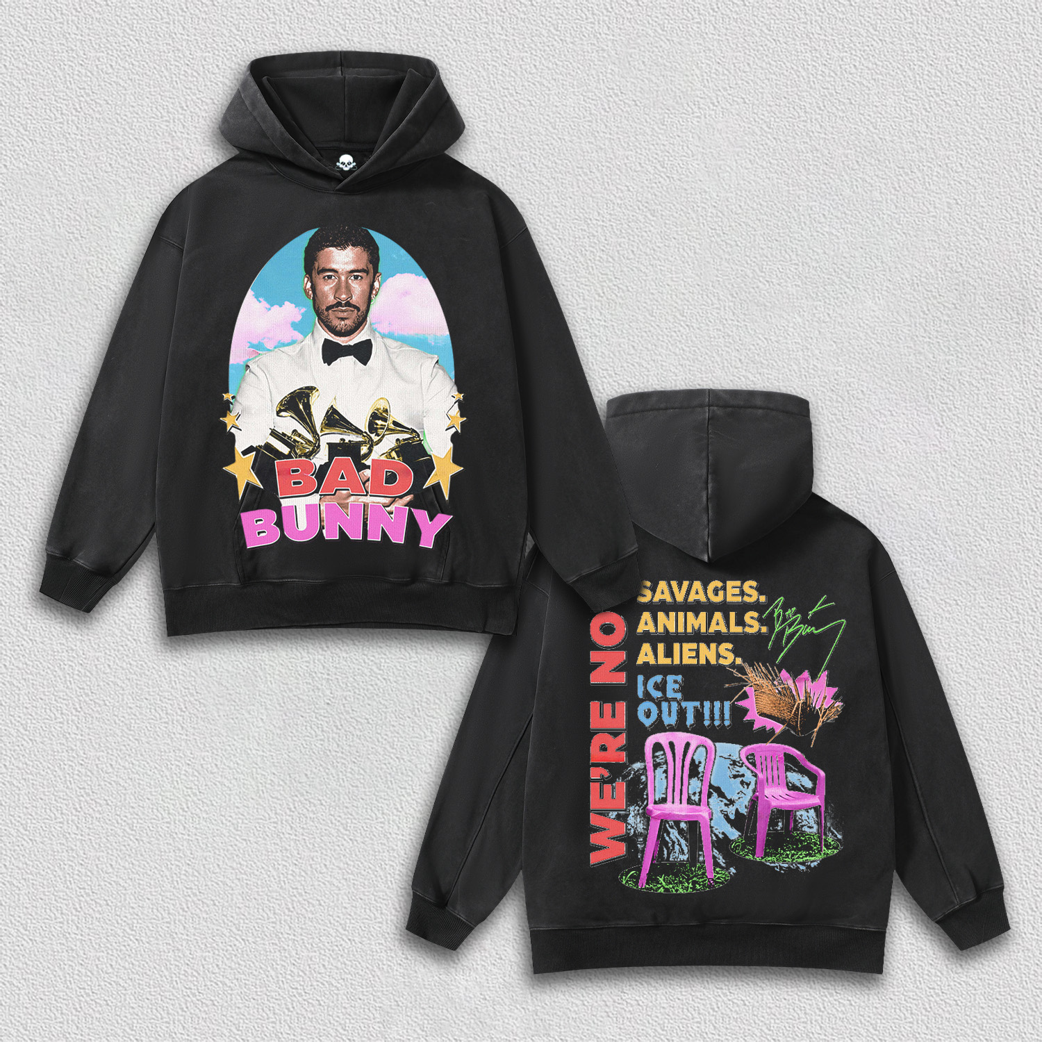 Bad Bunny  Tee&Hoodie 3.8
