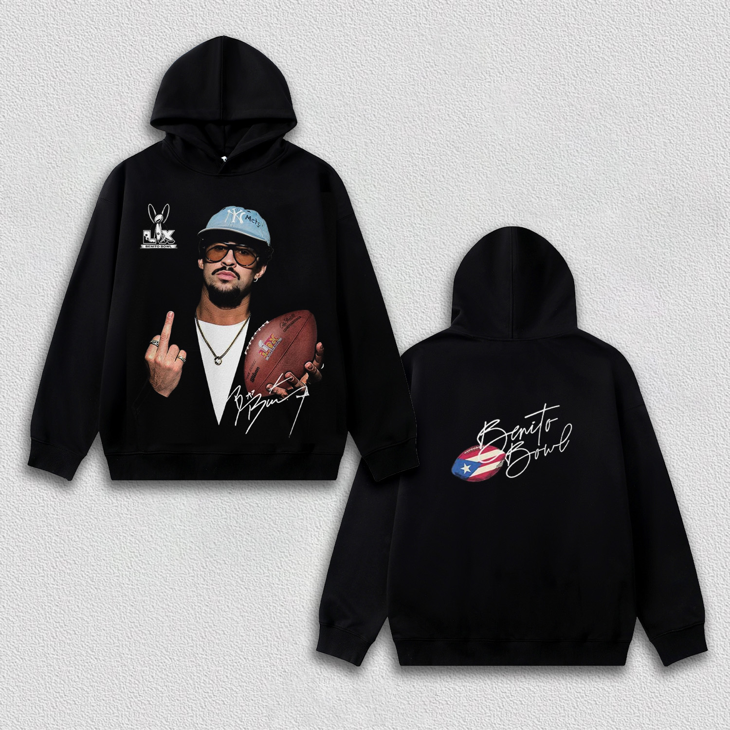 Bad Bunny  Tee&Hoodie 3.6