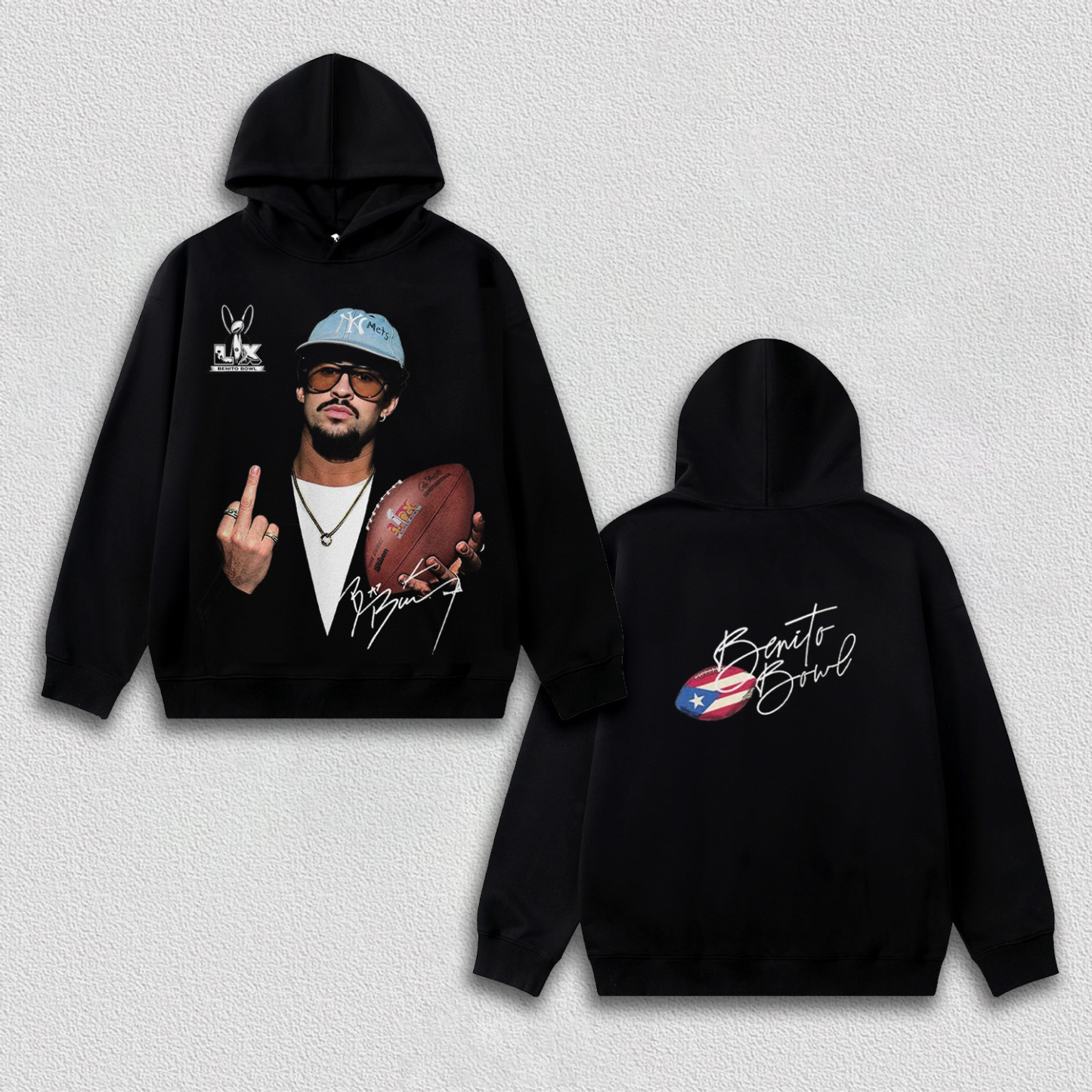 Bad Bunny  Tee&Hoodie 3.6