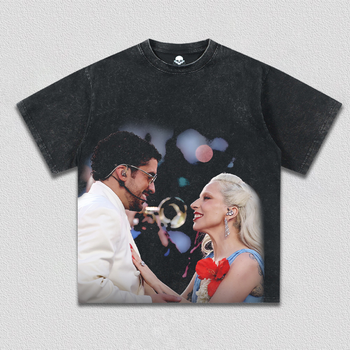 Lady Gaga & Bad Bunny super bowl tee