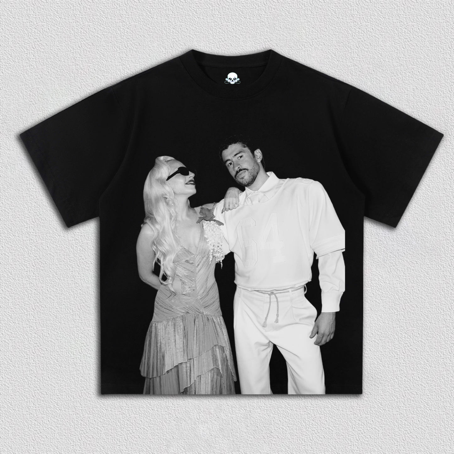 Lady Gaga & Bad Bunny super bowl tee
