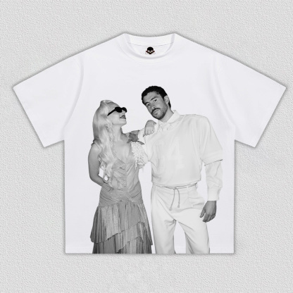 Lady Gaga & Bad Bunny super bowl tee