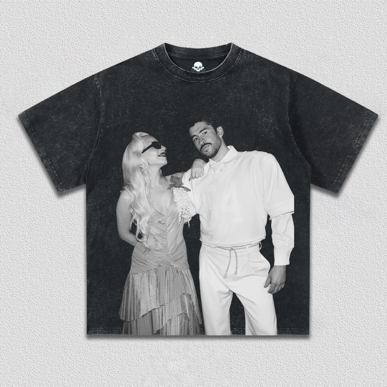 Lady Gaga & Bad Bunny super bowl tee