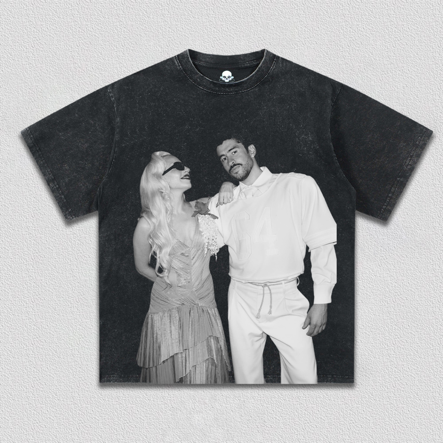 Lady Gaga & Bad Bunny super bowl tee