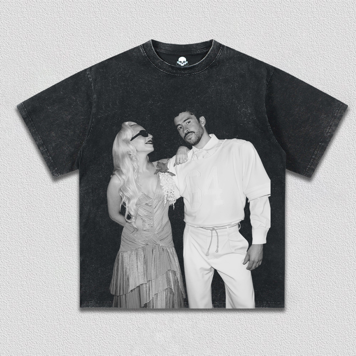 Lady Gaga & Bad Bunny super bowl tee