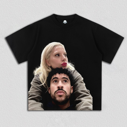 Lady Gaga & Bad Bunny super bowl tee