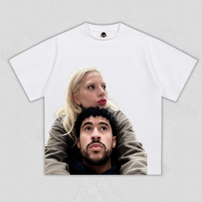 Lady Gaga & Bad Bunny super bowl tee