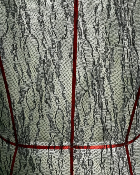 Third Sense Lace Vision Backless Hoodie