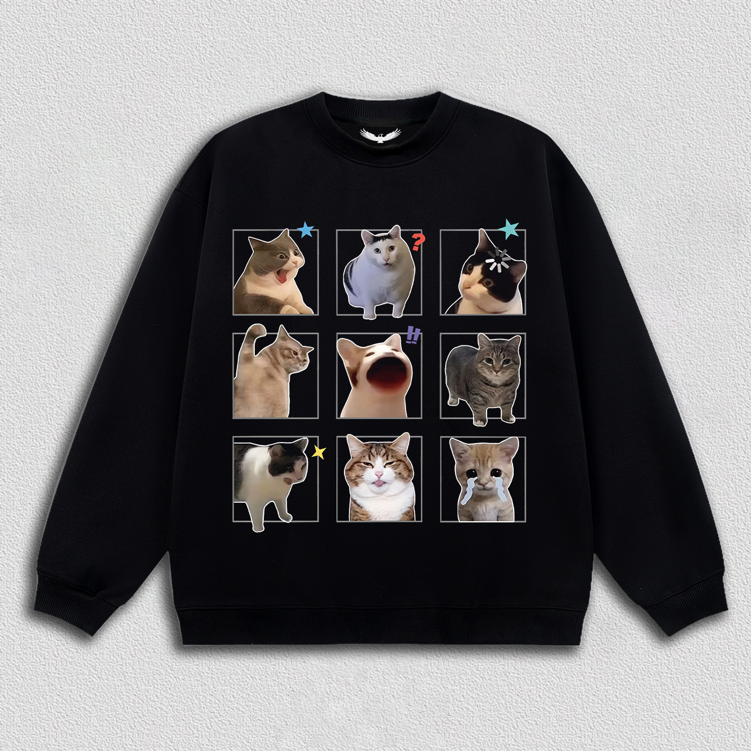Fun Cat Expression T-Shirt