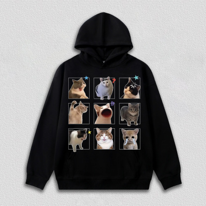 Fun Cat Expression T-Shirt