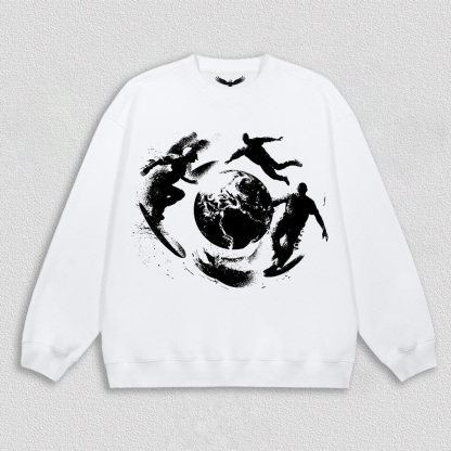 Global Skater Printed T-Shirt
