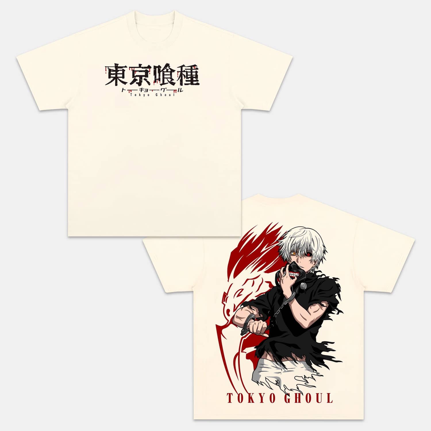 KANEKI KEN ANIME INSPIRED VINTAGE TEE丨TOKYO GHOUL-[DS]