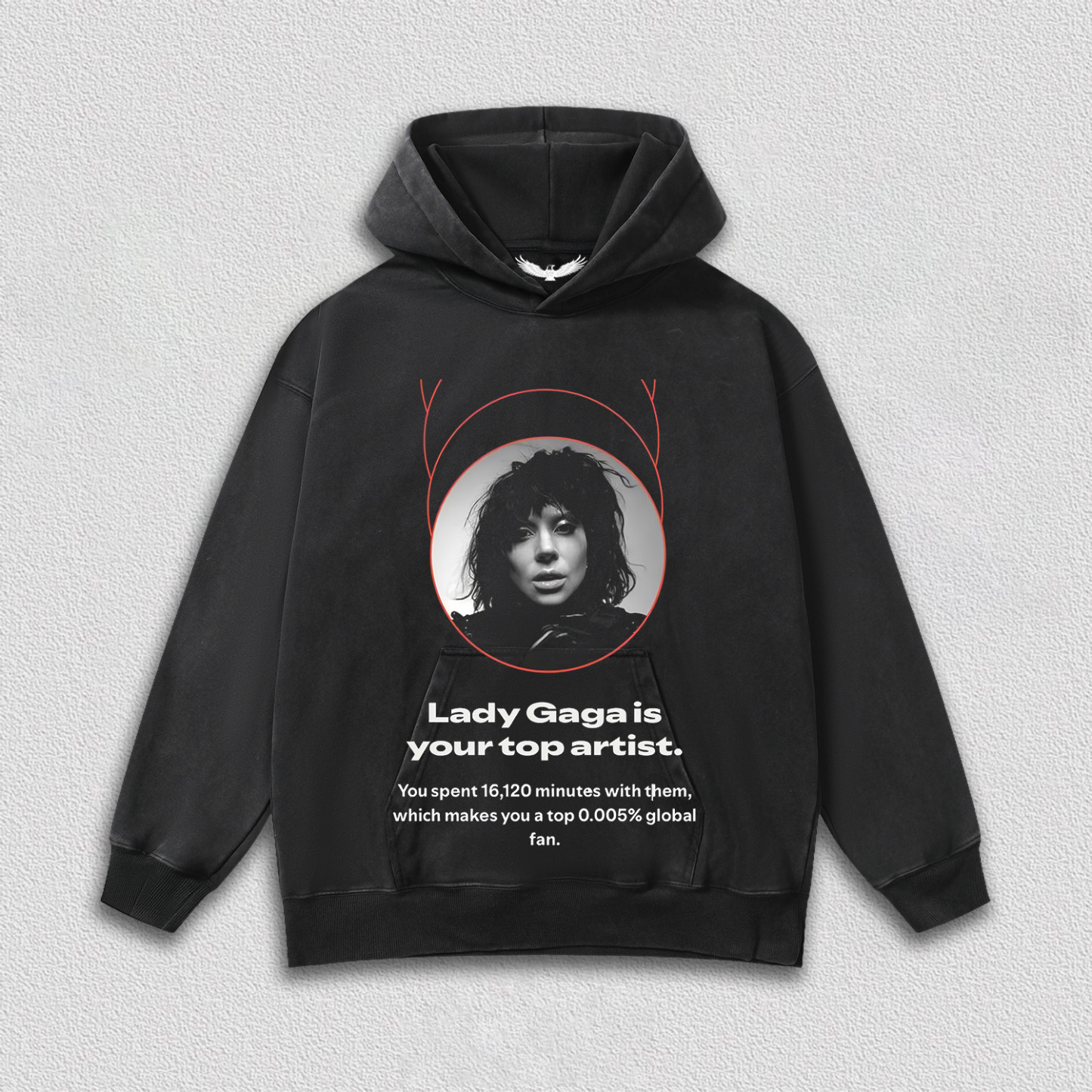 Lady Gaga is your top artist(number can be changed)