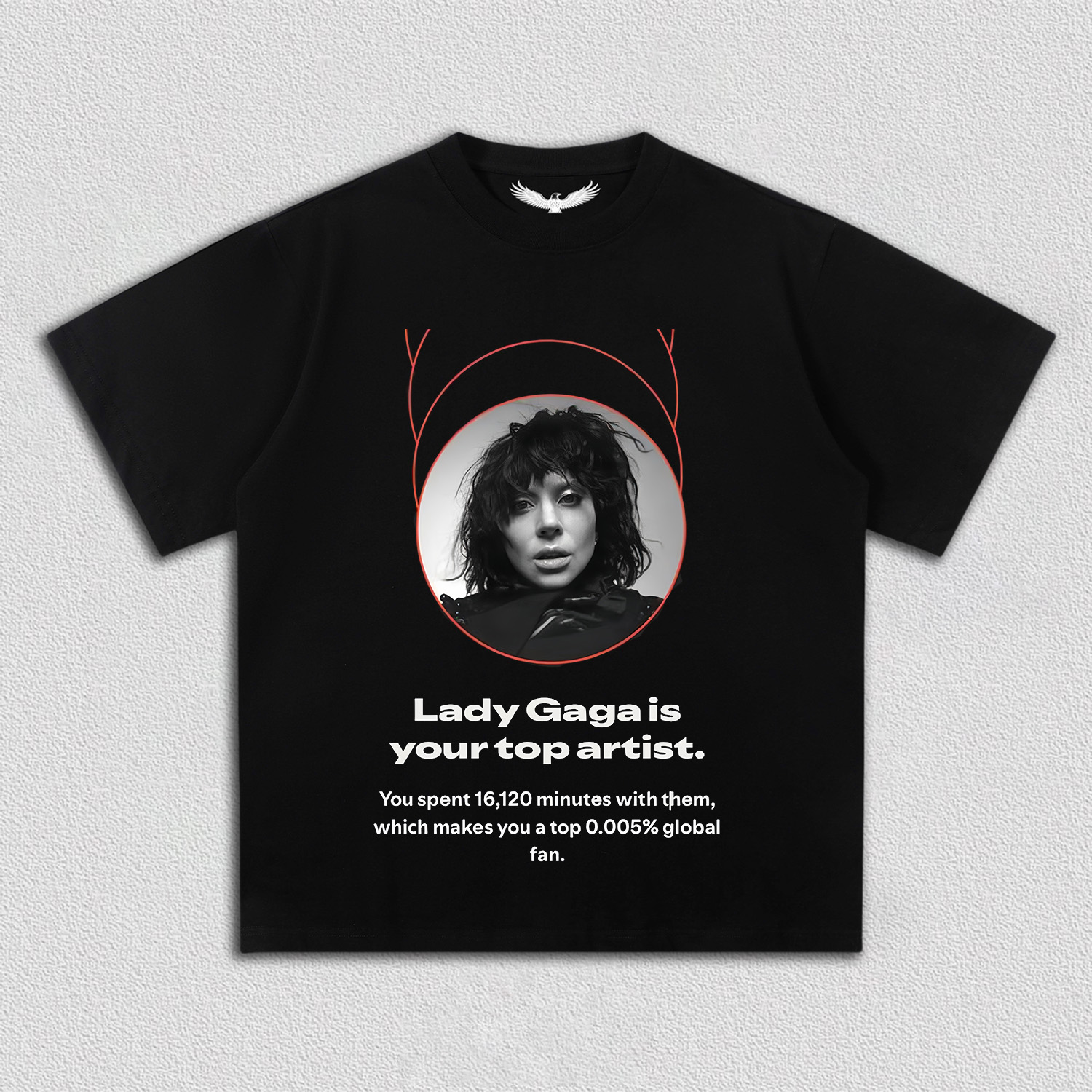 Lady Gaga is your top artist(number can be changed)