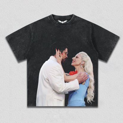 Lady Gaga & Bad Bunny super bowl tee