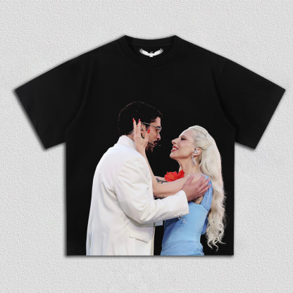 Lady Gaga & Bad Bunny super bowl tee