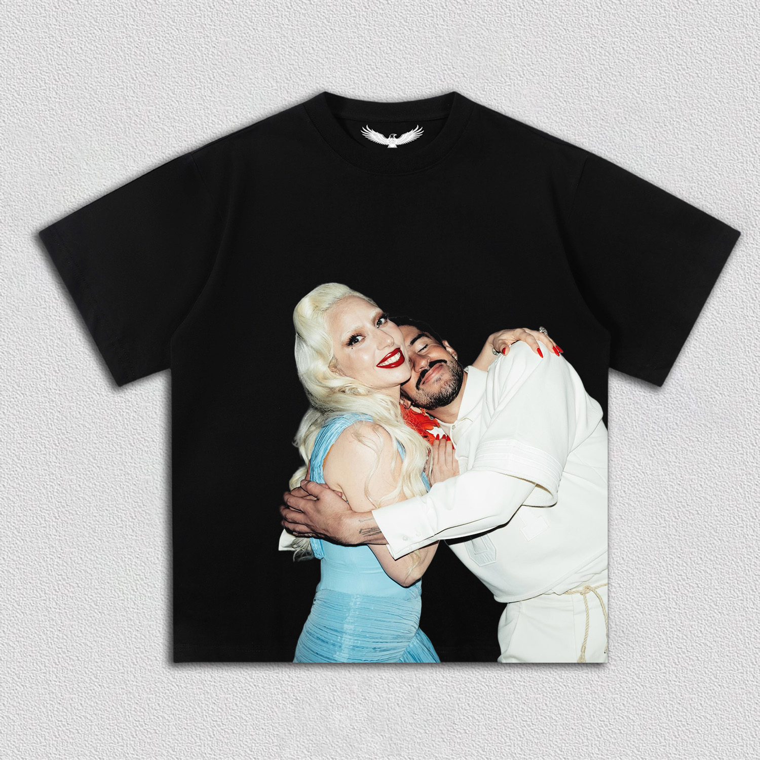 Lady Gaga & Bad Bunny super bowl tee