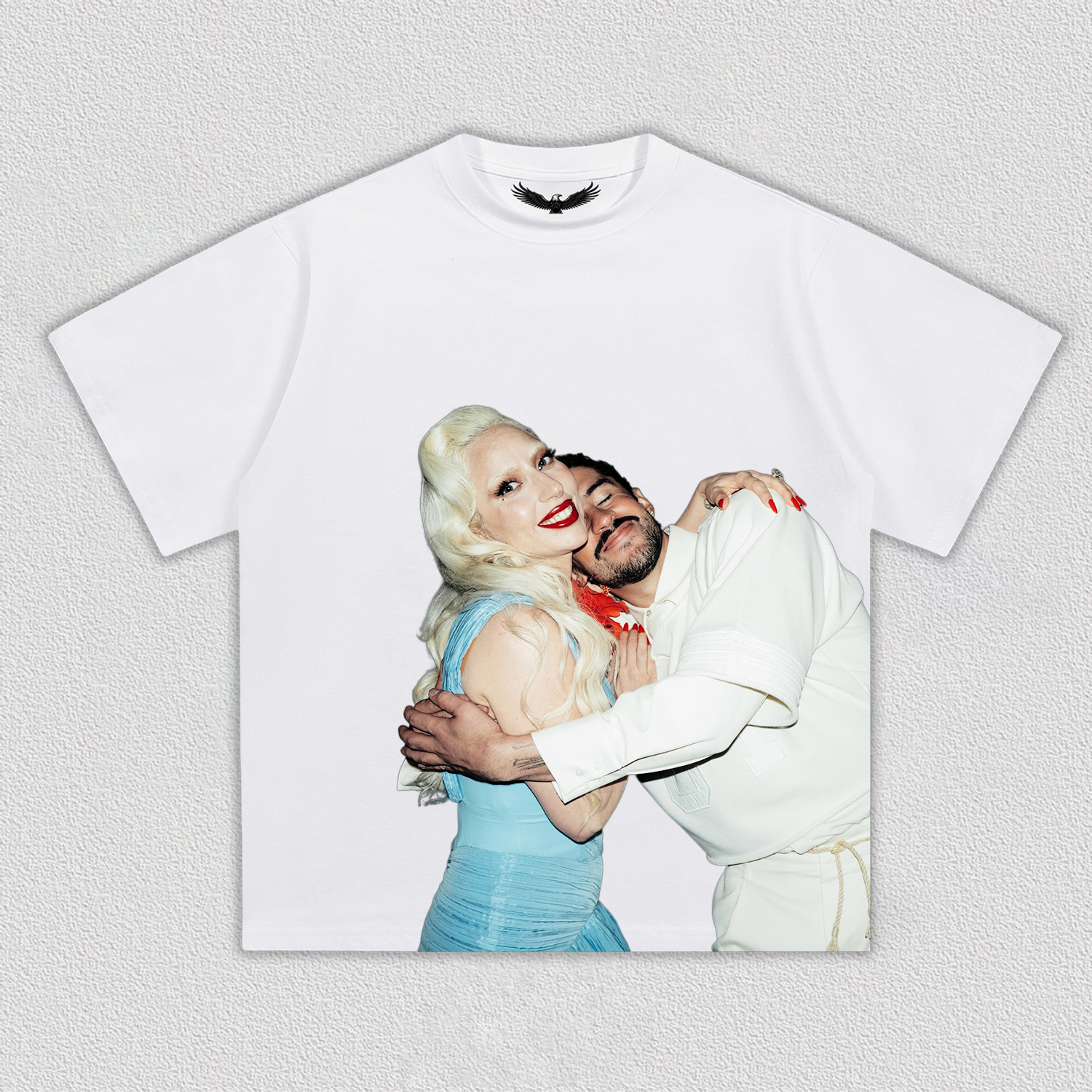 Lady Gaga & Bad Bunny super bowl tee