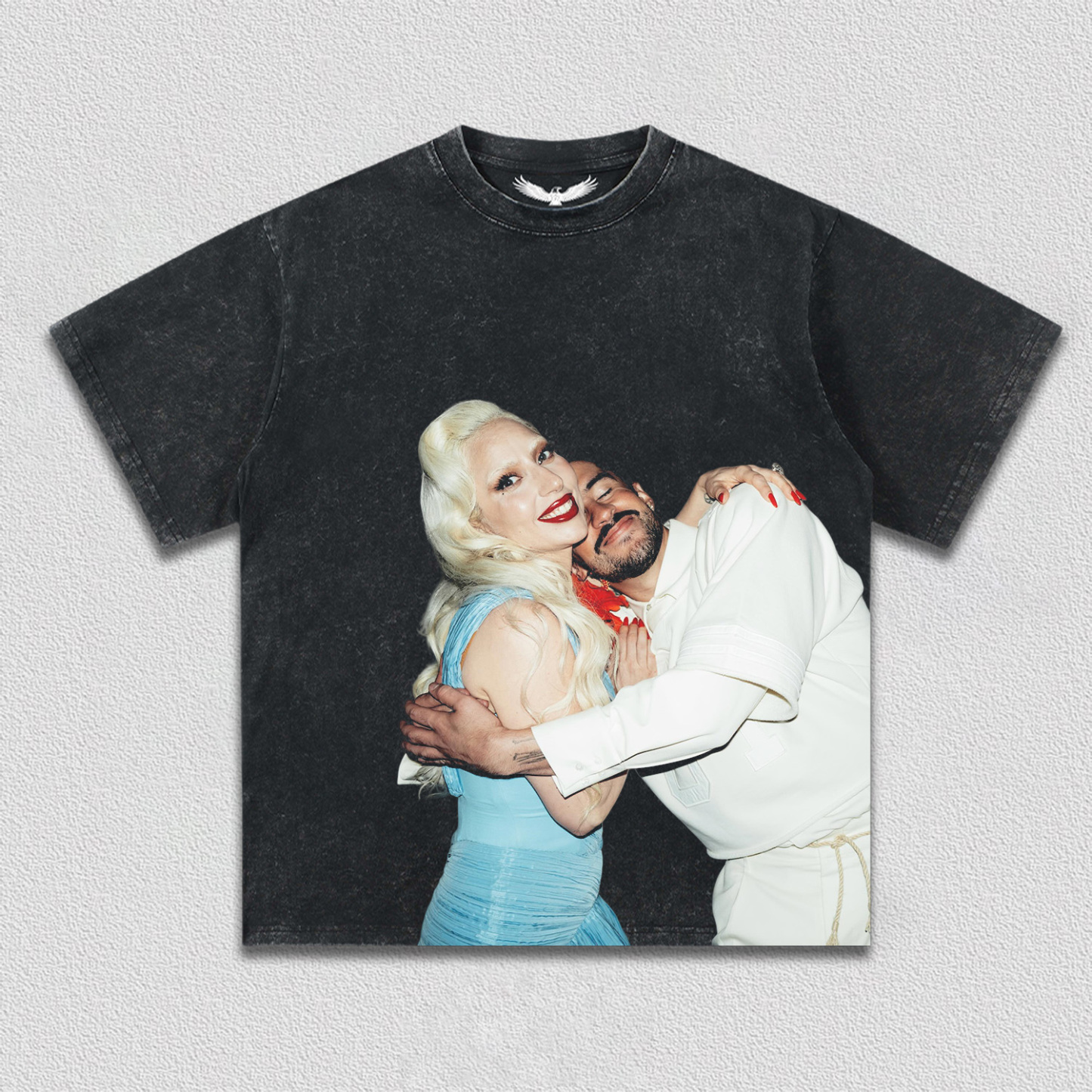 Lady Gaga & Bad Bunny super bowl tee