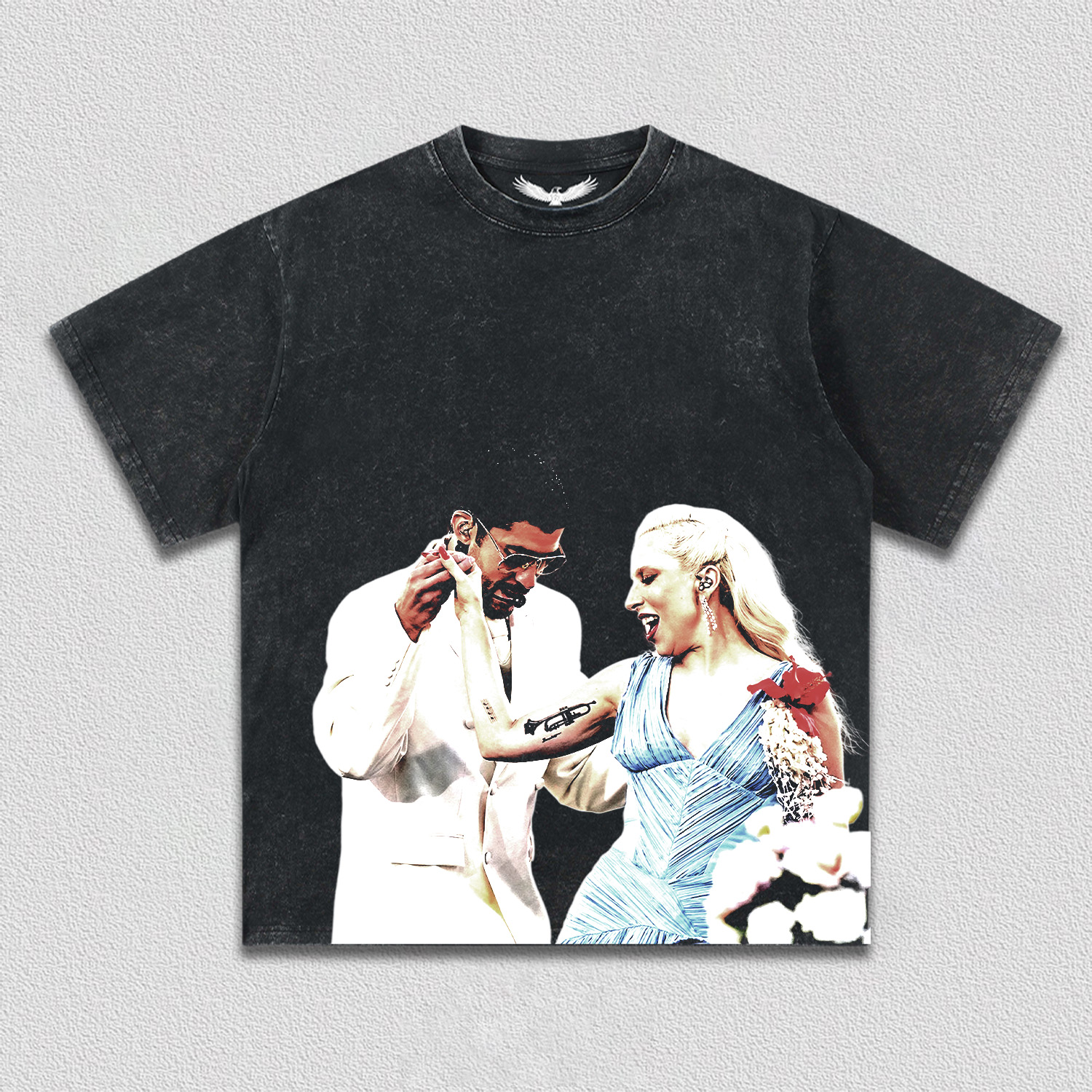 Lady Gaga & Bad Bunny super bowl tee