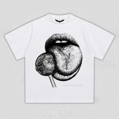 Lips, Tongue and Lollipop T-Shirt