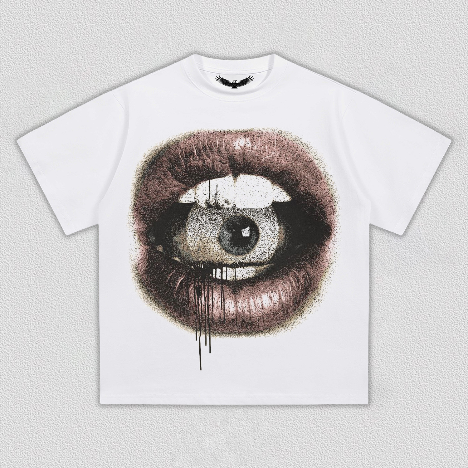 Lips and Eyes Illusion T-Shirt