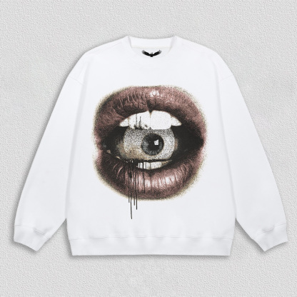 Lips and Eyes Illusion T-Shirt