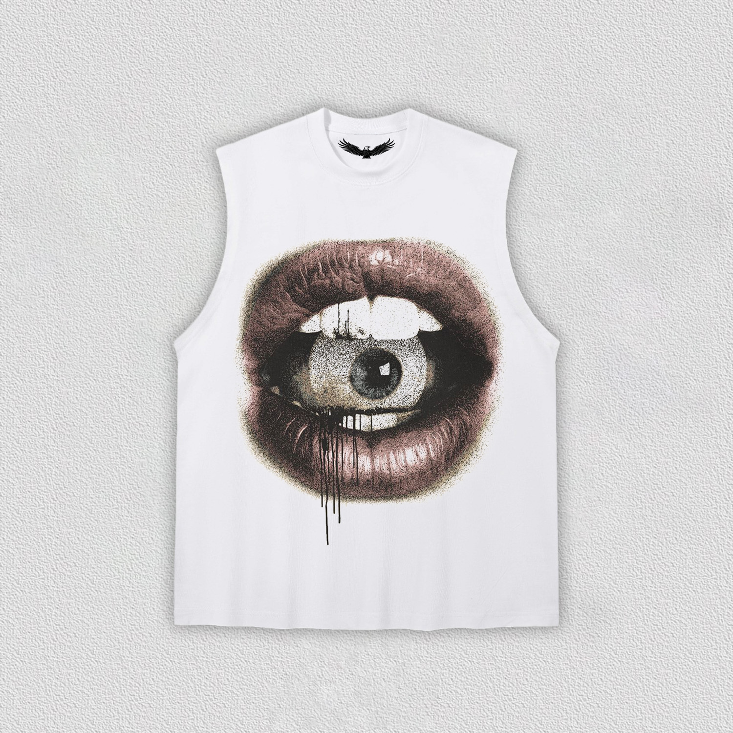 Lips and Eyes Illusion T-Shirt