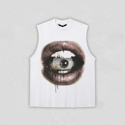 Lips and Eyes Illusion T-Shirt