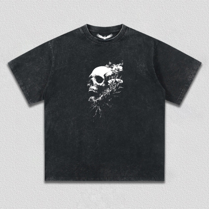 Skull and Flower T-Shirt