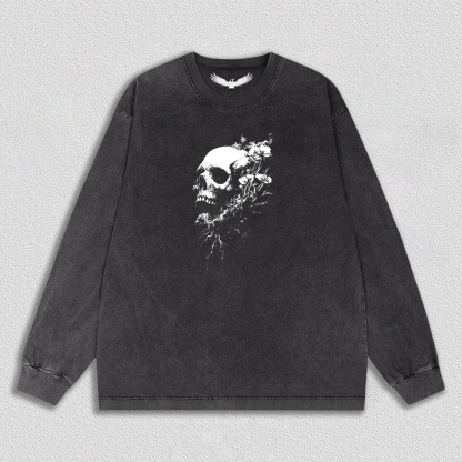 Skull and Flower T-Shirt