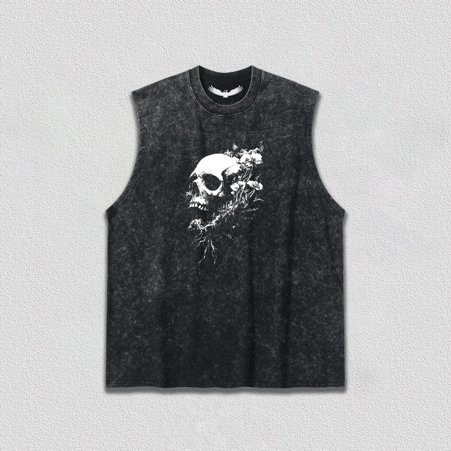 Skull and Flower T-Shirt