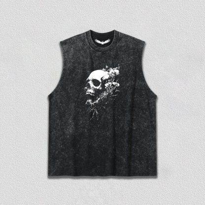 Skull and Flower T-Shirt