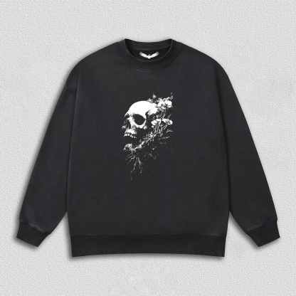 Skull and Flower T-Shirt