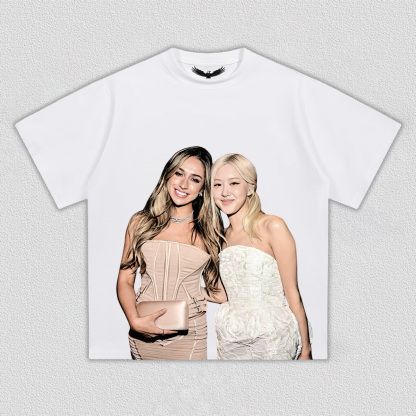 TATE MCRAE and rose tee